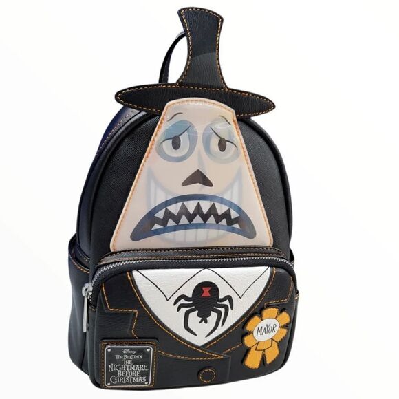 NBC Mayor Cosplay Loungefly x Disney Backpack NWT Nightmare Before Christmas - Picture 4 of 8